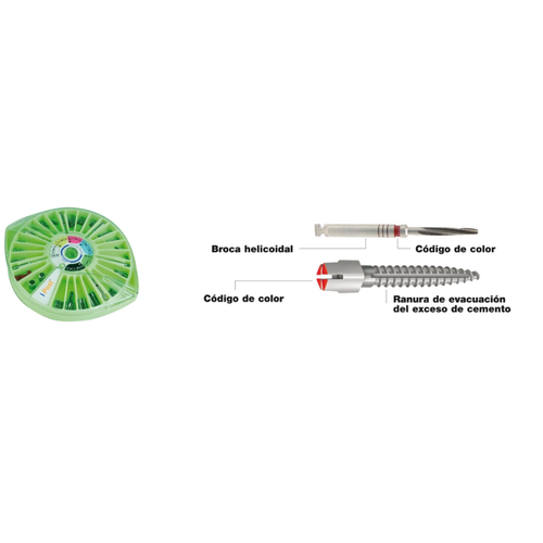 I-Post Taladros Número 3 Cortos ITENA Pack 3