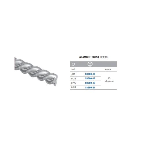 Alambre Twist .0175 (10 uds)
