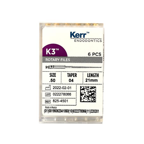 Limas K3 Files 25mm 6% ISO 50 6U
