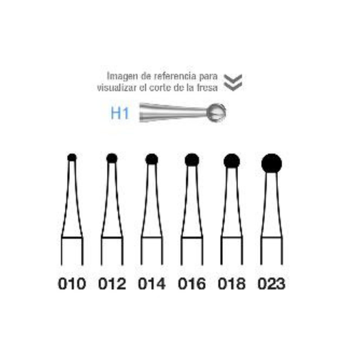 FRESAS CARB.TUNGST. H1 316 016 (5) Instrumental Dental Profesional
