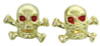 Gold Skull & Cross Bones