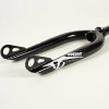 Tangent BMX Forks are chromoly and strong for bike racing