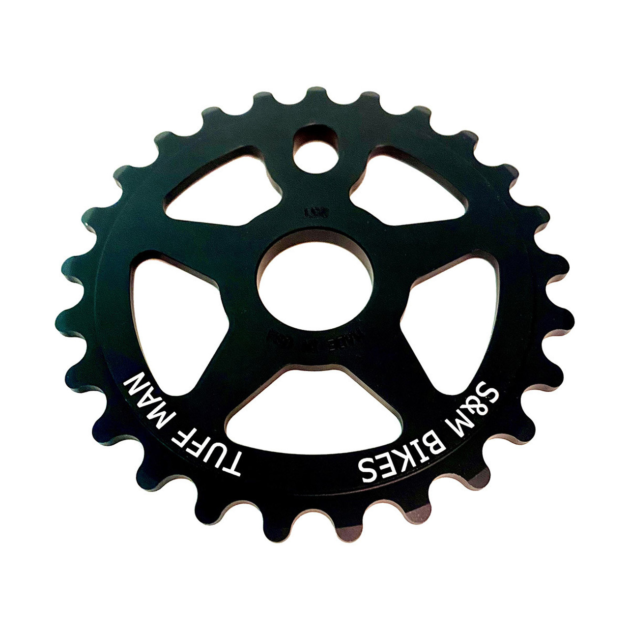 S&M BIKES TUFF MAN BMX スプロケット 25T ブラック S&M Tuff Man Sprocket Tuffman - Americancycle.com & Acebmx.com