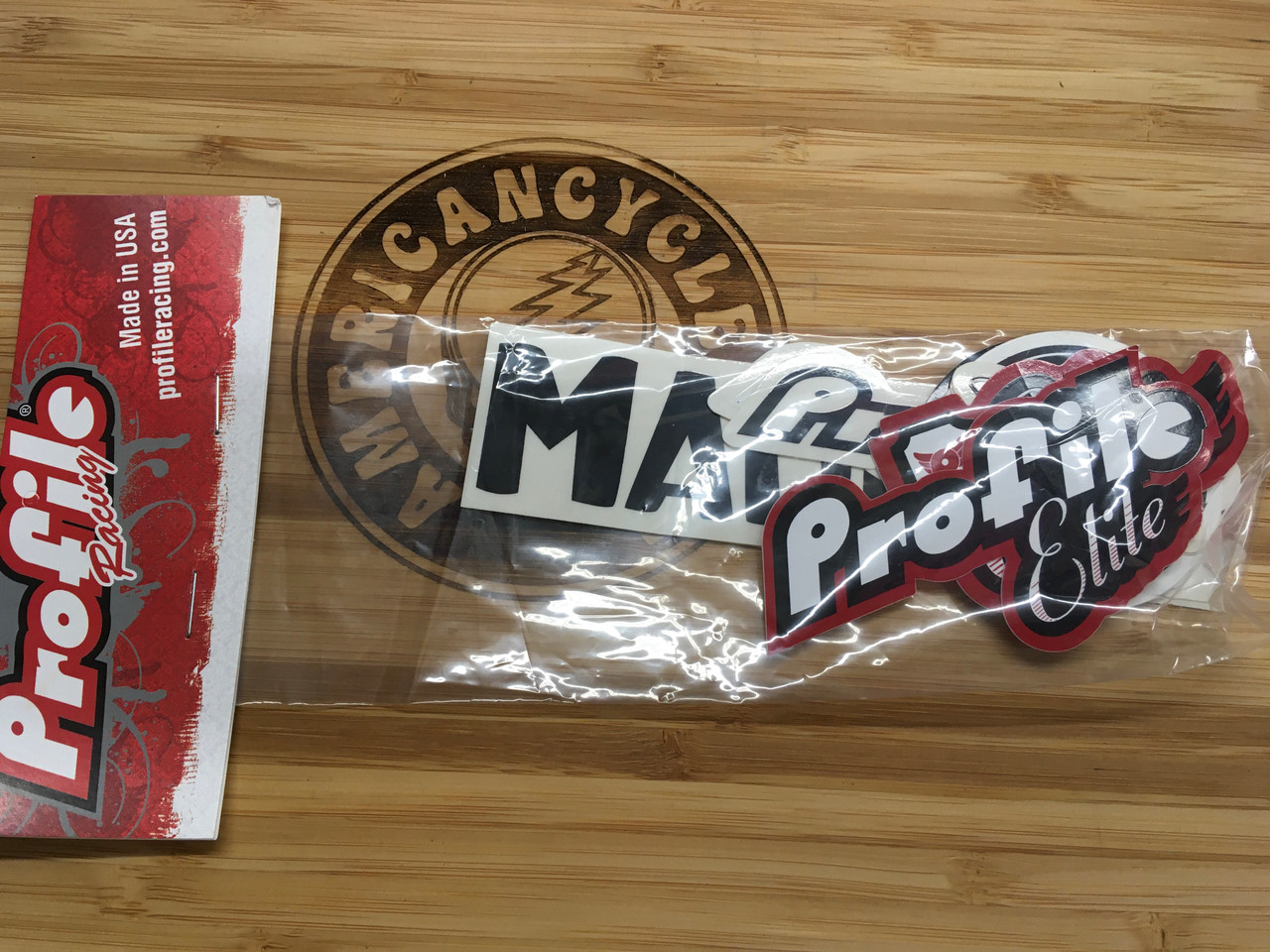 Profile Stickers 6 Pack - Americancycle.com & Acebmx.com