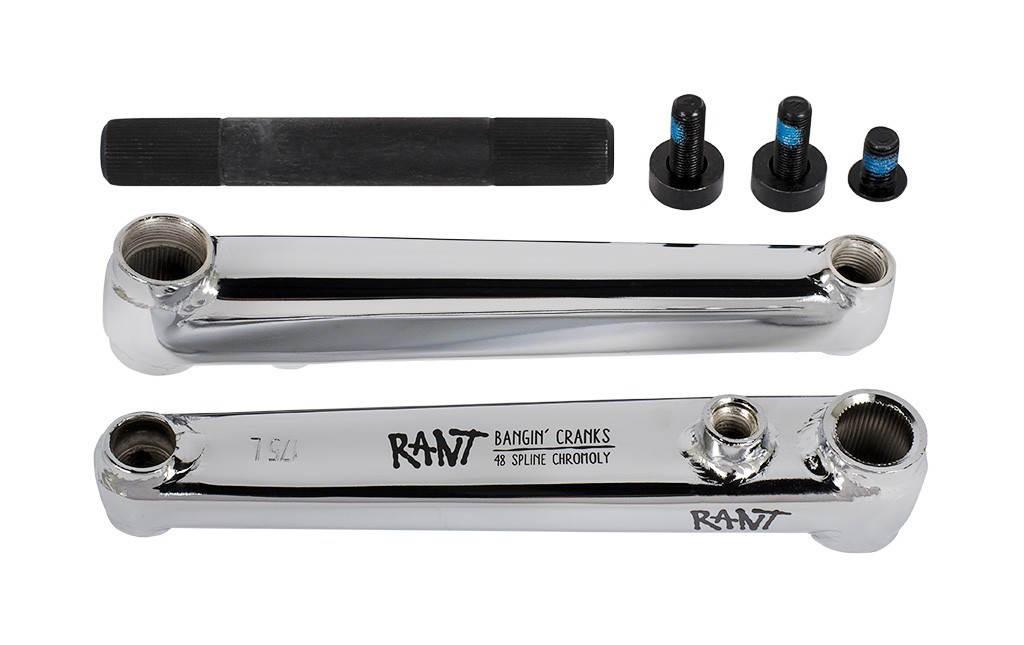 未使用　RANT Bangin 48 Spline Cranks 175mm Rant Bangin 48 Cranks have a 48 spline axle
