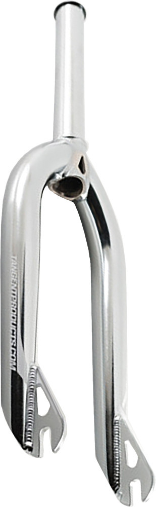 Tangent BMX Forks are chromoly and strong for bike racing