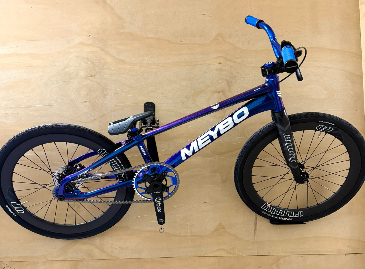The MEYBO HSX Expert XL Bike is a custom made BMX Racing bike
