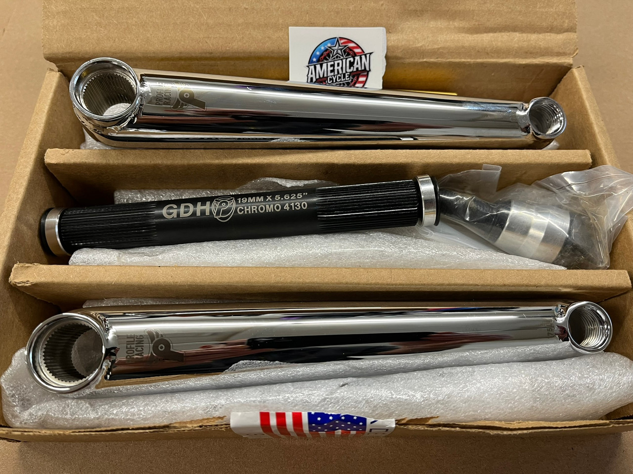 Profile Cranks Chrome - Americancycle.com & Acebmx.com