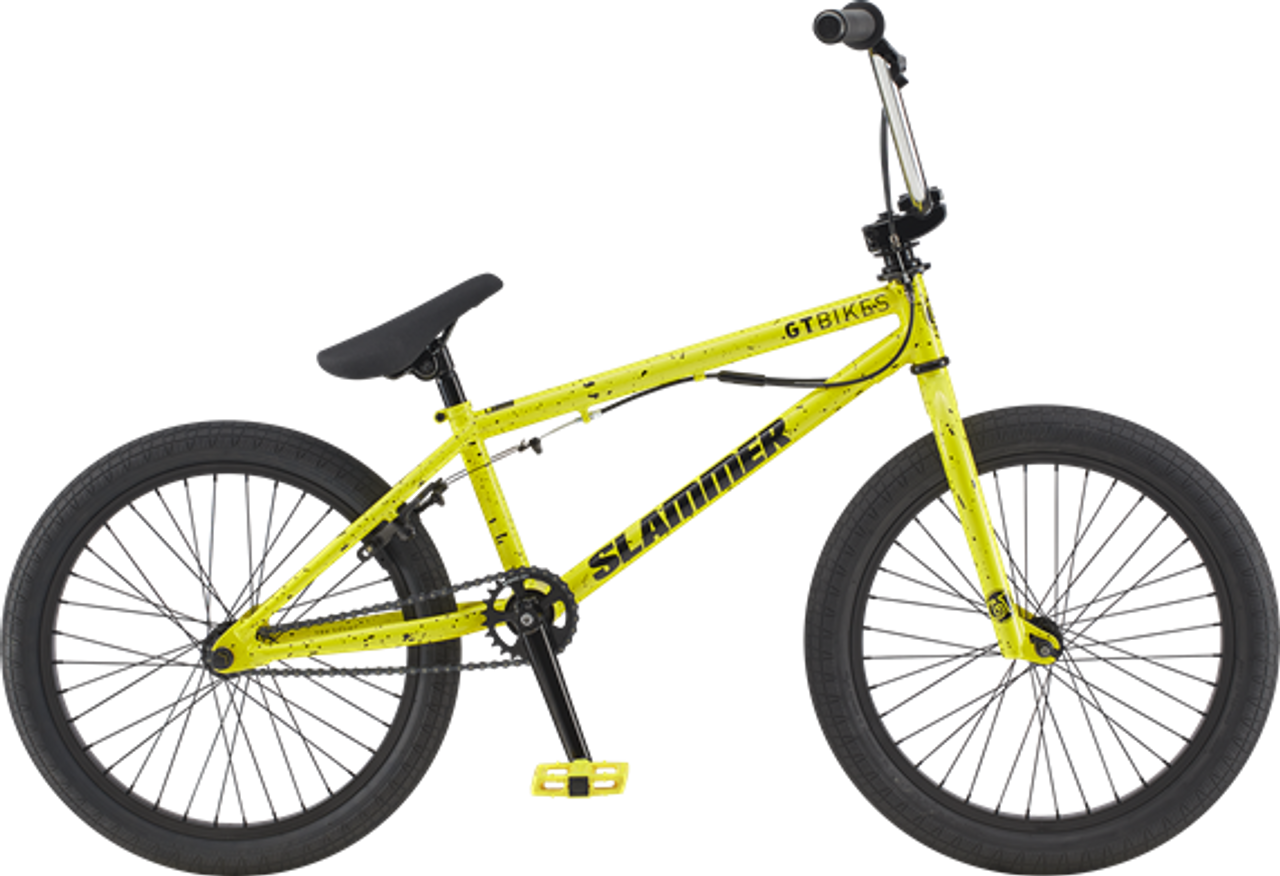 yellow haro bmx bike