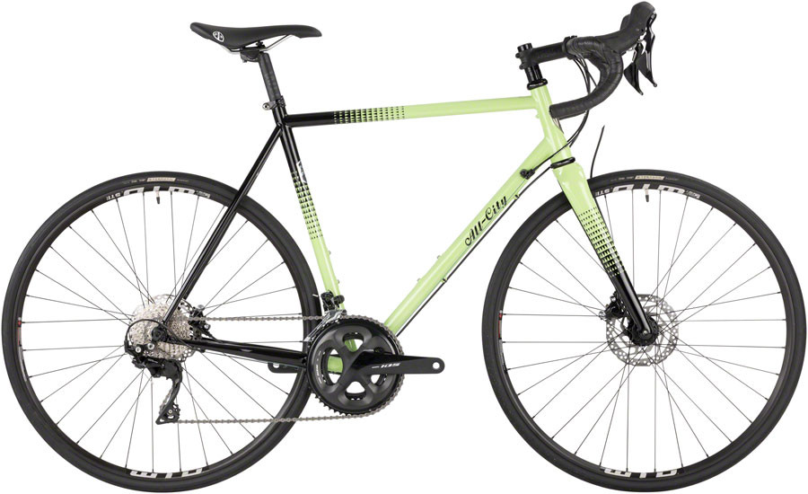 All City Zig Zag 105 Bike - Honeydew Bling Americancycle.com