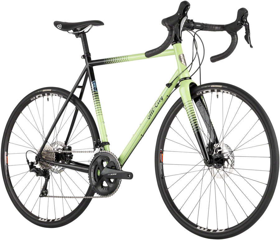 All City Zig Zag 105 Bike - Honeydew Bling Americancycle.com