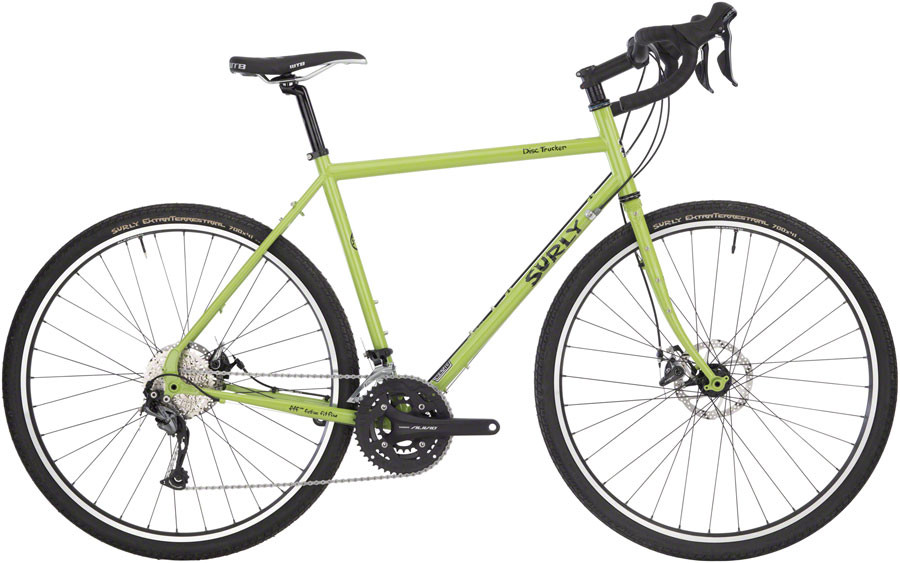 Surly Disc Trucker Bike - Pea Lime Soup 700 Americancycle.com