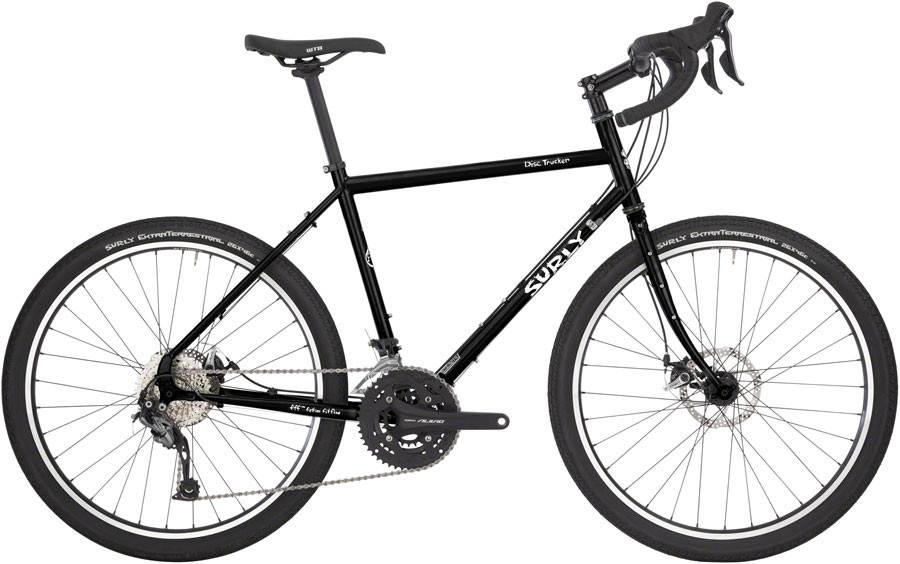 Surly Disc Trucker Bike - Hi-Viz Black 26 Americancycle.com