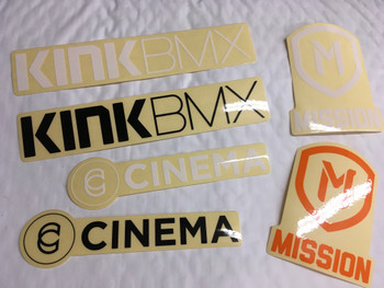 Kink Sticker Pack, BMX Kink Sticker Pack, BMX
