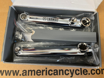 Mission Transit Cranks in Chrome
