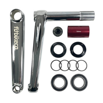 BMX クランクFIT ETHAN BLUNT 24MM CRANKS Fit Bike Co Blunt 24mm Cranks (Black) (160mm) - Dan's Comp