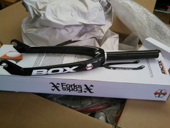 Box Carbon Fork 20mm Dropouts, Pictured is 3/8" dropouts