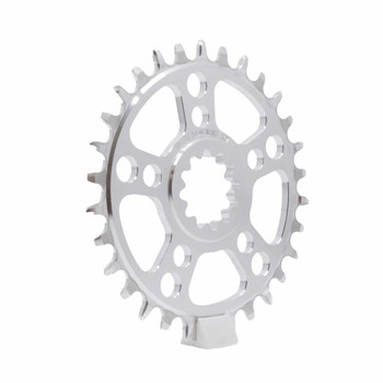 White Industries Square Taper ENO 1x TSR Chainrings Silver