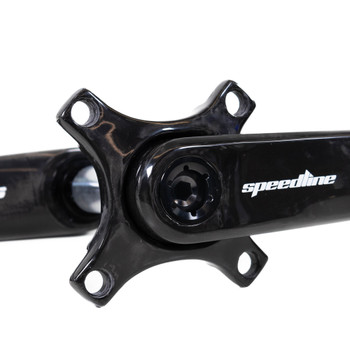 Speedline Mini Hollow Carbon Cranks Gloss Black