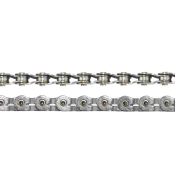 Crupi Half Link Chain Hollow Pin Silver