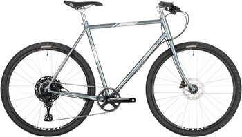 All City Space Horse Flat Bar microSHIFT Bike - Moon Powder