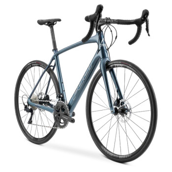 Fuji Sportif 1.3 Disc Bike - Pearl Black/Red Orange Americancycle.com