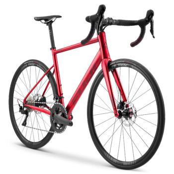 Fuji Sportif 1.3 Disc Bike - Pearl Black/Red Orange Americancycle.com