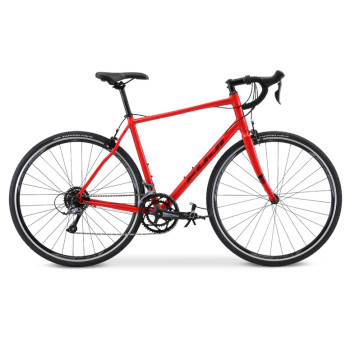 Fuji Sportif 1.3 Disc Bike - Pearl Black/Red Orange Americancycle.com