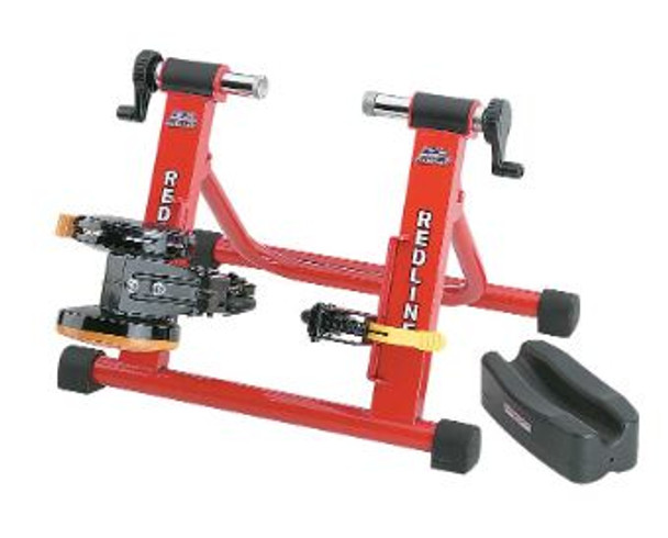 The Redline 2024 Rim-Drive Indoor Bicycle Trainer