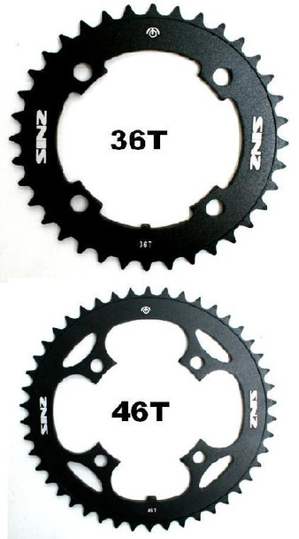 Sinz Chainring Sprocket 4 bolt Black