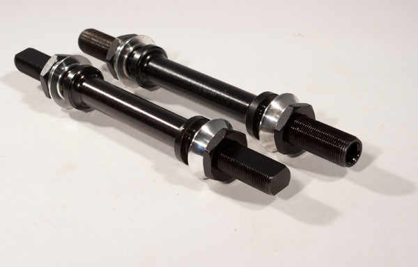 未使用　プロファイルレーシング　AXLEシャフト&ハブ/スポークガード　BMX Profile 14mm Fixed Hub Axles Conversion Kit - Americancycle.com