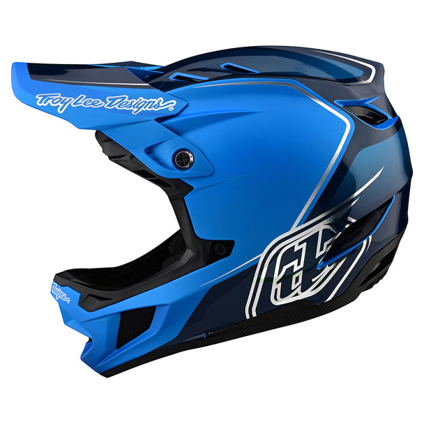 Troy Lee Designs D4 Composite Helmet W/MIPS Shadow Blue