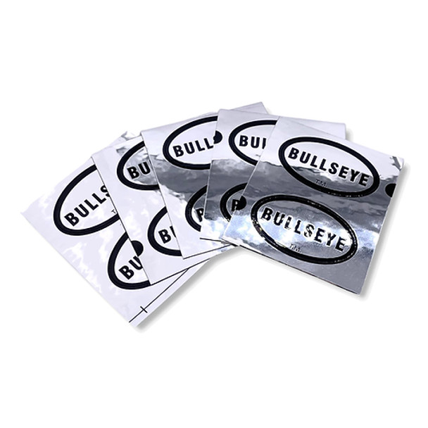 Bullseye Hub Stickers Oval