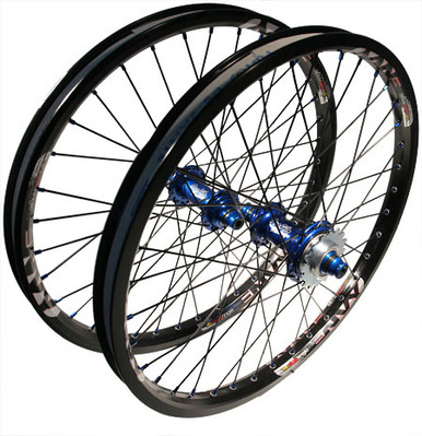 Profile Elite BMX Wheels with Sun Envy Rims custom built in USA