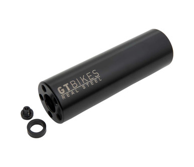 GT Real Steel Pegs Each in chrome or black for BMX Bikes