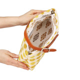Handbags by Add Libb Saddlebrook in Dijon Dots 