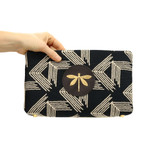 Dragons Fly in Embroidered Black Dragons Fly in Embroidered Black