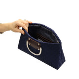 Silver D's in Navy Glitz Silver D's in Navy Glitz