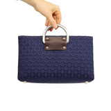 Silver D's in Navy Glitz Silver D's in Navy Glitz