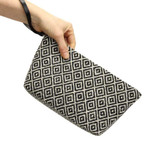 Poppy Clutch in Black Diamond
