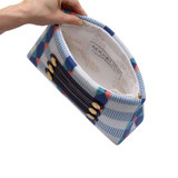 Buttons in Blue Stripe