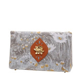 Lotus in Silver Grey Floral