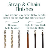 Symetra Handbag in the Fabric of Your Choice