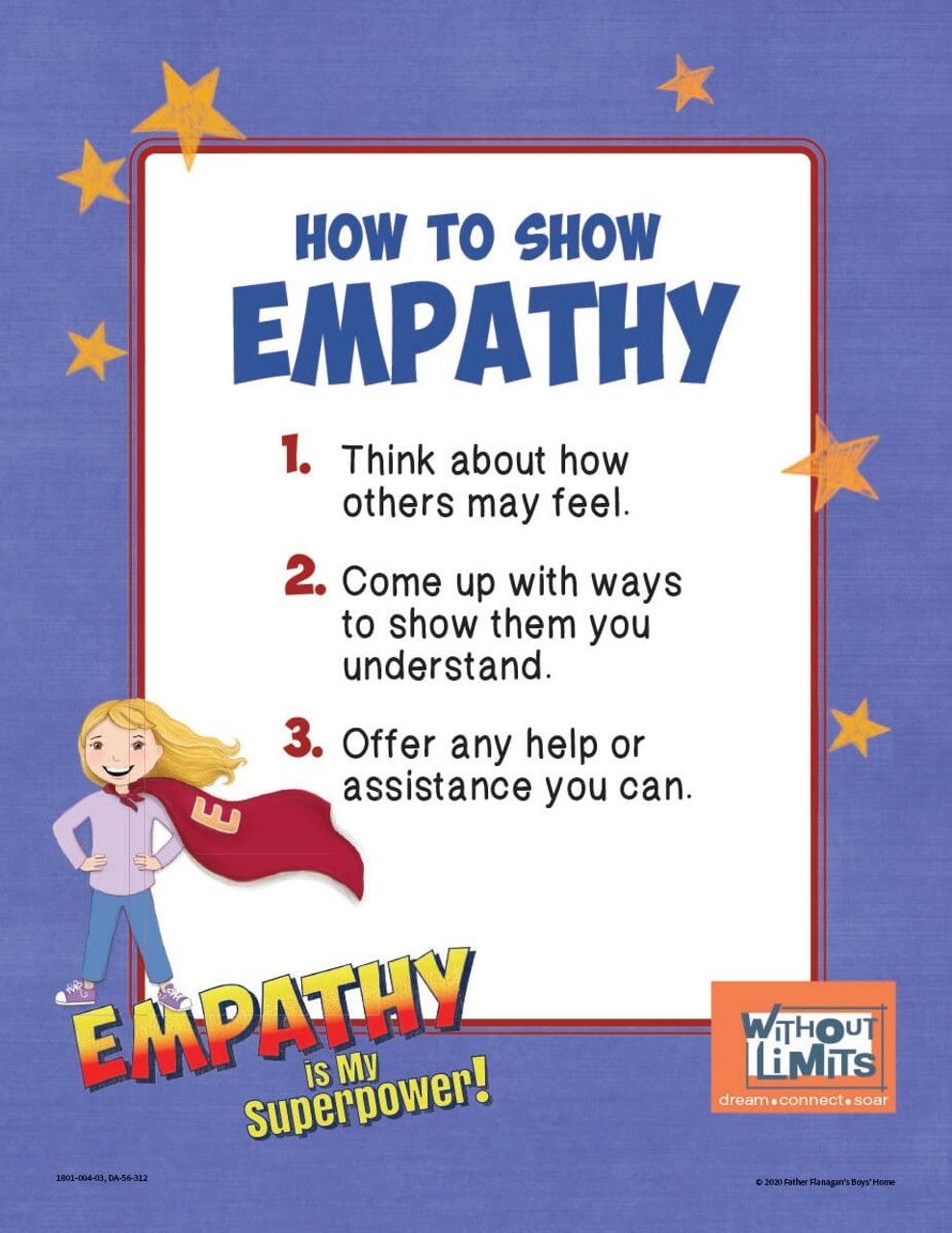 Downloadable Poster: Empathy is My Superpower!