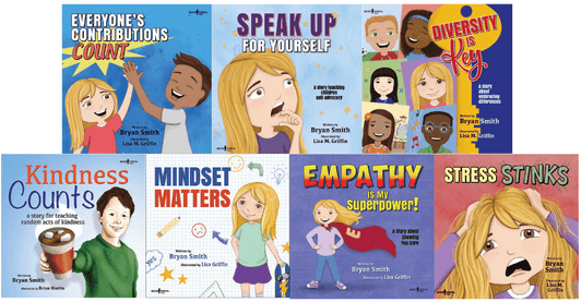 Set of 7 Children's Books on Self-Management for Ages 5-11