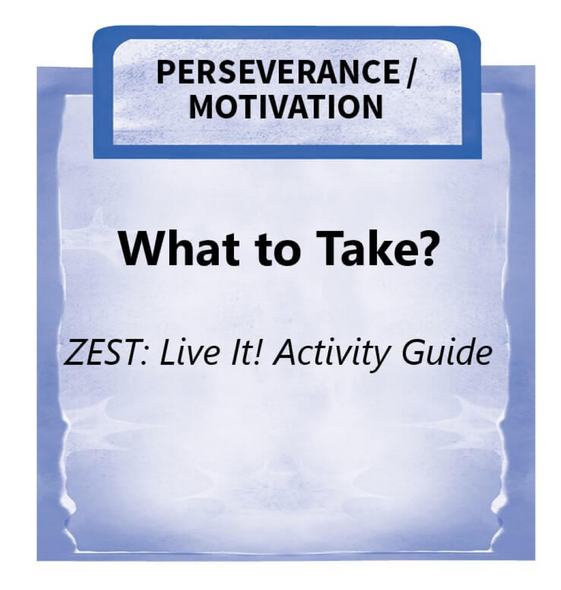 Downloadable Activity: What to Take? (ZEST: Live It!)