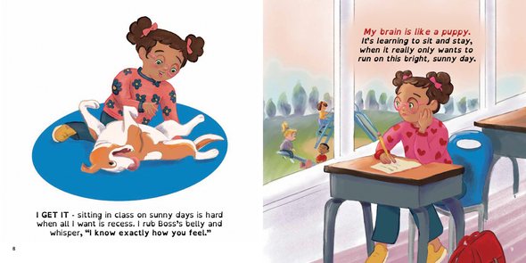 My Brain is Like a Puppy! Inside Spread