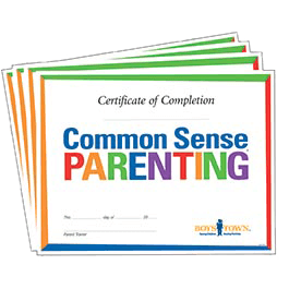 Product Image: Common Sense Parenting Completion Certificates