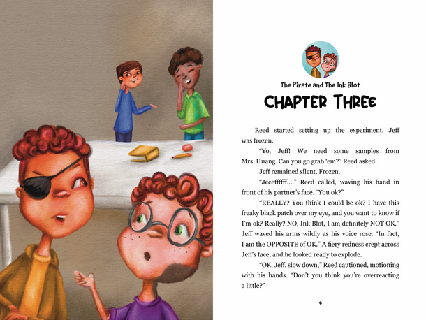 Inside Spread 1 of The Adventures of Jeff & Reed Anthology