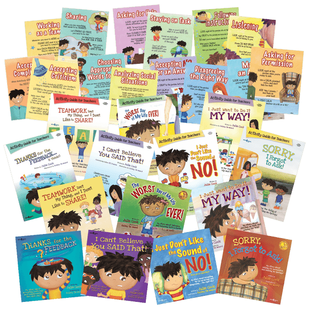 Image of 7 storybooks, 7 teacher activity guides, and 14 posters
